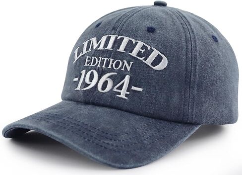 Limited Edition 1960 1961 1962 1963 1964 1965 1966 1967 1968 1969 Hat for Men Women, Adjust Birthday Baseball Cap in Saudi Arabia