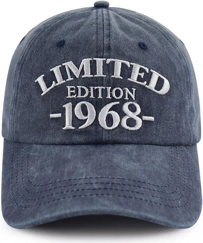Limited Edition 1960 1961 1962 1963 1964 1965 1966 1967 1968 1969 Hat for Men Women, Adjust Birthday Baseball Cap in Saudi Arabia
