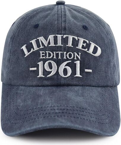 Limited Edition 1960 1961 1962 1963 1964 1965 1966 1967 1968 1969 Hat for Men Women, Adjust Birthday Baseball Cap in Saudi Arabia