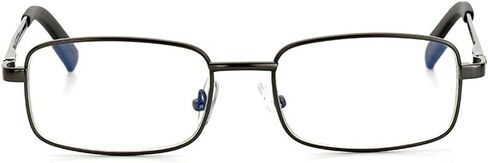 نظارات قراءة للرجال بمفصلات زنبركية وإطار معدني نظارات تحجب الضوء الأزرق وقارئات الكمبيوتر بالأشعة فوق البنفسجية in Kuwait