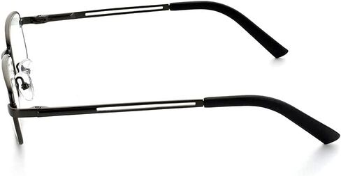 نظارات قراءة للرجال بمفصلات زنبركية وإطار معدني نظارات تحجب الضوء الأزرق وقارئات الكمبيوتر بالأشعة فوق البنفسجية in Kuwait