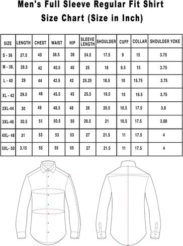 Casual Button-Down Shirt for Men | Printed Design, Long Sleeve, 100% Cotton Shirt in Saudi Arabia