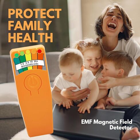 معدات صيد شبح برتقالية جديدة مطورة EMF متر كاشف المجال المغناطيسي صندوق الروح معدات خوارق in Kuwait