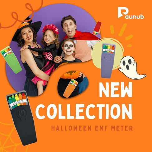 معدات صيد شبح برتقالية جديدة مطورة EMF متر كاشف المجال المغناطيسي صندوق الروح معدات خوارق in Kuwait