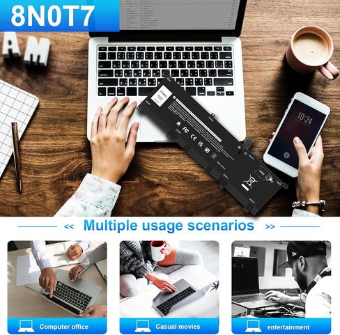 TREE.NB 8N0T7 Replacement Laptop Battery for DELL XPS 15 9575 Precision 5530 2-in-1 Series Notebook 08N0T7 TMFYT 0TMFYT 11.4V/75Wh 6-Cell in Saudi Arabia