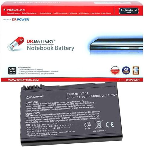 BATBL50L6 Laptop Battery for Aspire 5630 5515 5100 5610 5610Z 3100 3690 3104WLMiB80F 5100-3748 5100-4762 Travelmate 4200 2490 Series BATBL50L8H BATBL50L4 [11.1V] in Saudi Arabia