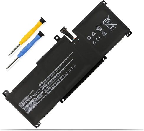 BTY-M49 52.4Wh Laptop Battery for MSI Modern 14 B10M B10RAS B10RASW B11SB MS-14D1 MS-14D2 MS-14DK Prestige 14 A10SC A10M A10RAS A11SCX Intel 11th Gen A10RB EVO A11M-003ES MSI MS-14C1 MS-14D1 MS-1551 in Saudi Arabia