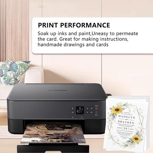 بطاقات بيضاء - 50 ورقة A4 سميكة من الورق المقوى، ورق أبيض 250 جرام في المتر المربع 8.3 × 11.7 ورق طباعة من الورق الثقيل لصناعة الحرف اليدوية، وبطاقات العمل، والطباعة المكتبية، والقوائم، والصور، والدعوات in Kuwait