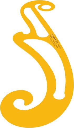 مجموعة قوالب منحنى فرنسي مكونة من 8 قطع، مسطرة رسم هندسية متعددة الوظائف، قوالب رسم أداة قياس بلاستيكية مرنة in Kuwait
