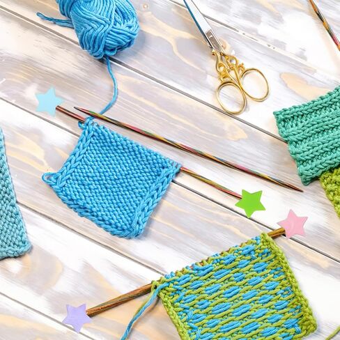 24 قطعة من سدادات إبر الحياكة النجمية، سدادات سيليكون لطيفة للحياكة على شكل نجمة ملونة، أداة حفظ الإبرة، واقيات نقاط إبرة الحياكة لملحقات مستلزمات يد الكروشيه اليدوية in Kuwait