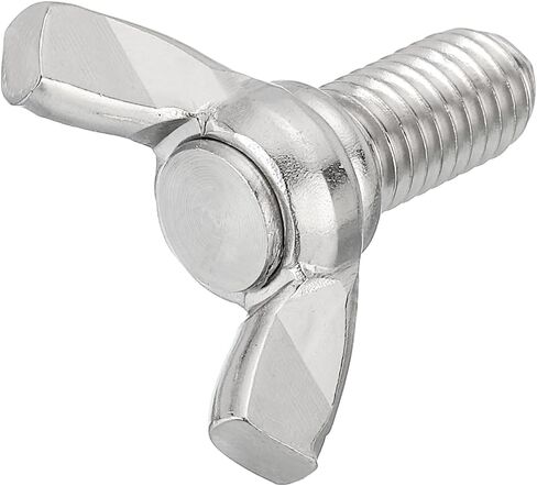 Uxcell 30 قطعة M8-1.25x16mm براغي فراشة الجناح، 304 مسمار جناح من الفولاذ المقاوم للصدأ براغي يدوية على شكل فراشة in Saudi Arabia