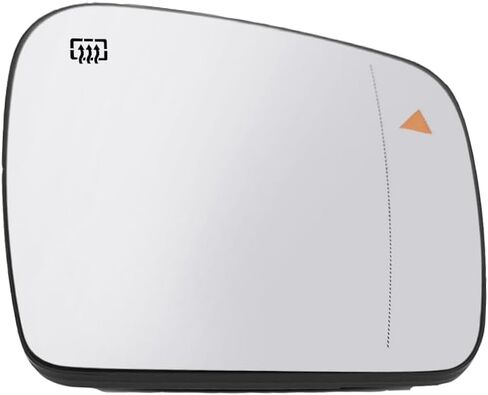 Passenger Side Heated Mirror Compatible with Dodge Durango Jeep Grand Cherokee 2011-2021 Right Heated Mirror Glass with Defrost and Fog in Kuwait