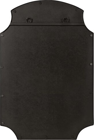 مرآة Kate and Laurel Carlow الحديثة ذات الصدفي، مقاس 20 × 30، فضية، مرآة حائط مزخرفة براقة ومعاصرة مع زوايا صدفية وحواف مستديرة in Saudi Arabia