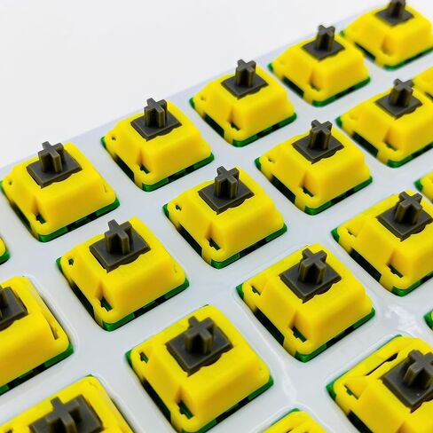 Kailh Canary Switches for Mechanical Gaming Keyboard,5-pin 42gf/Light Clicky/HP Feel/Lubed Switches(Kailh Canary,108Pcs) in Saudi Arabia