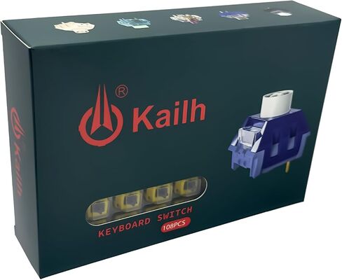 Kailh Canary Switches for Mechanical Gaming Keyboard,5-pin 42gf/Light Clicky/HP Feel/Lubed Switches(Kailh Canary,108Pcs) in Saudi Arabia