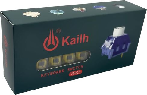 Kailh Canary Switches for Mechanical Gaming Keyboard,5-pin 42gf/Light Clicky/HP Feel/Lubed Switches(Kailh Canary,108Pcs) in Saudi Arabia