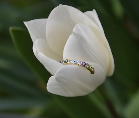 Adjustable Rings for Women Promise Rings for Her Infinity Ring Statement Ring Cubic Zirconia Ring Forever Love 18k Gold Plated Rings in Saudi Arabia