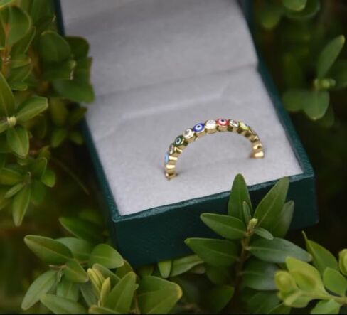 Adjustable Rings for Women Promise Rings for Her Infinity Ring Statement Ring Cubic Zirconia Ring Forever Love 18k Gold Plated Rings in Saudi Arabia