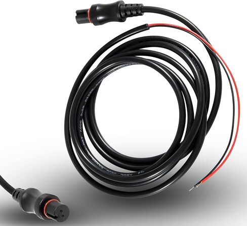 000-14172-001 كابل طاقة Hook2 بديل لـ Lowrance مناسب لجميع موديلات Hook2 5/7/9/12 مقاومة للماء in Saudi Arabia