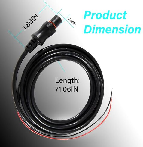 000-14172-001 كابل طاقة Hook2 بديل لـ Lowrance مناسب لجميع موديلات Hook2 5/7/9/12 مقاومة للماء in Saudi Arabia