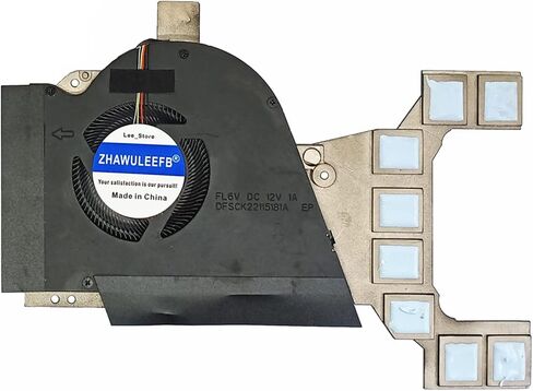 Replacement New CPU+GPU Cooling Fan for ASUS Zephyrus Plus GX701GI GX701GI9750 FL6U 13NR00X0M27011 DFSCK22105182A FL6V 13NR00X0AM1401 DFSCK22115181A DC12V 1A in Saudi Arabia