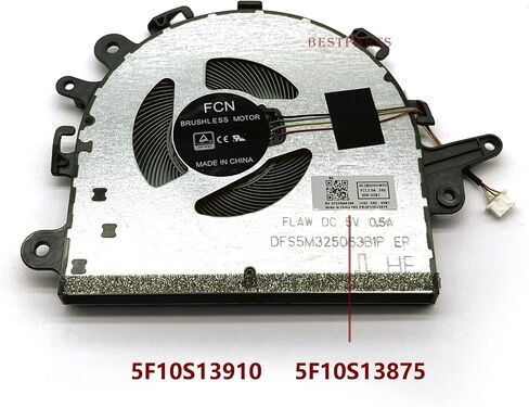 استبدال مروحة تبريد CPU جديدة لـ Lenovo IdeaPad 3 15ADA05 3-15ARE05 3-15IML05 3-15ITL05 3-15IIL05 3-15IGL05 V15 -ADA V15-IIL V15-AB15-IWL P/N: 81W1009US 5F10S13910 in Saudi Arabia