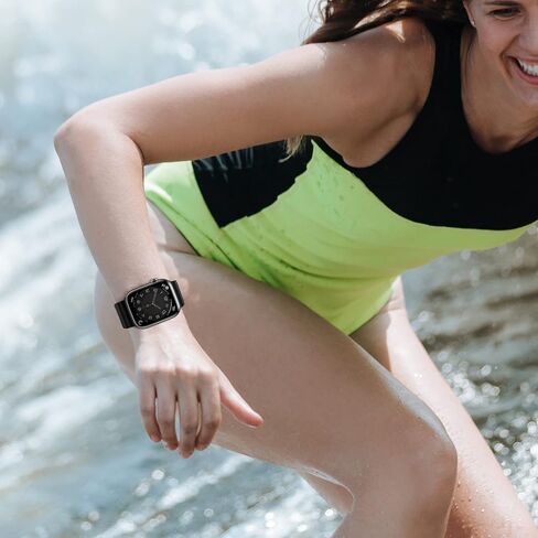 Ocean Band لساعة Apple Watch Band 49mm 45mm 41mm 44mm 40mm 42mm 38mm النساء والرجال، iWatch Sport Bands سيليكون قابل للتنفس سوار معصم لساعة Apple Ultra Series 9 8 7 SE2 SE 6 5 4 3 2 1 حزام in Saudi Arabia