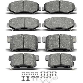D537 D914 8pcs Ceramic Front Rear Brake Pads With Clips Fit For 2013-2015 For Acura ILX,2012-2015 For Honda Civic,2003-2007 For Honda For Accord in Saudi Arabia
