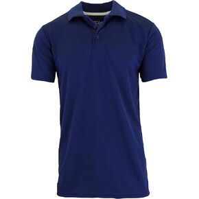 Galaxy by Harvic Men's Tagless Moisture Wicking Polo Shirt (S-3XL) in Saudi Arabia