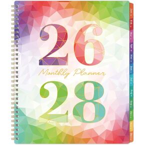 2025-2028 Monthly Planner - 3 Year Monthly Planner 2025-2028, July 2025 - June 2028, Monthly Calendar 9 x 11, 36 Months Calendar with Colorful Tabs & Inner Pocket in Kuwait