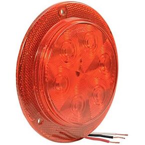 Optronics 4" Round LED Sealed Stop/Turn/Tail Light with Reflex Flange (STL13RFHXB) - Single in Kuwait