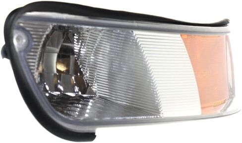 Epic Lighting Amxoe الاستبدال الجانبي بارك علامة إشارة الإشارة مجموعة مصباح مصباح متوافق مع 1999-2002 Mercury Grand Marquis [FO2550124 XW3Z15A201BB FO2551124 XW3Z15A201AB] الجانبين الأيمن زوج يمين زوج اليمين. in Saudi Arabia