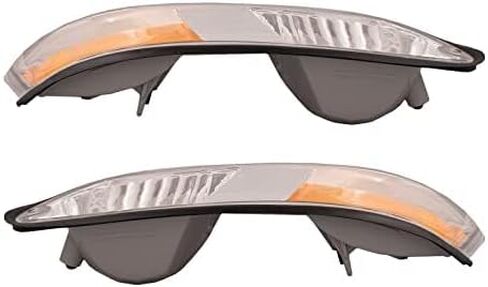 Epic Lighting Amxoe الاستبدال الجانبي بارك علامة إشارة الإشارة مجموعة مصباح مصباح متوافق مع 1999-2002 Mercury Grand Marquis [FO2550124 XW3Z15A201BB FO2551124 XW3Z15A201AB] الجانبين الأيمن زوج يمين زوج اليمين. in Saudi Arabia