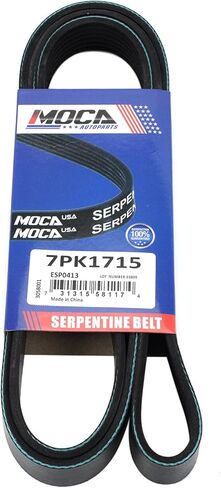 7PK1715 EPDM Serpentine Belt Fit 2016-2020 for Honda Civic L4 1.5L, 2017-2020 for Honda CR-V L4 1.5L, 2009-2014 for Acura TSX L4 2.4L, 2002-2004 for Acura RSX L4 2.0L in Saudi Arabia