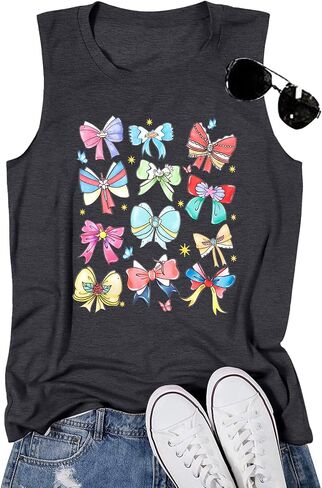 MNLYBABY Magic Tank Top Women Magical Princess Bow Shirt Magic Kingdom Princess Sleeveless Summer Family Holiday Trip Tops in Kuwait