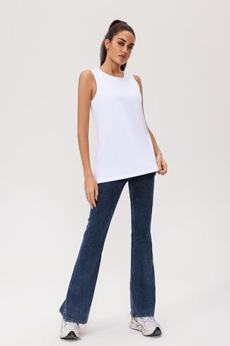 Tank Top for Women Loose Summer Casual Sleeveless Crewneck Shirt in Saudi Arabia