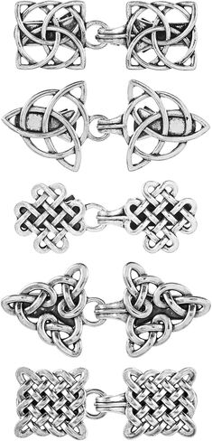 Hpmjz 5 Pcs Vintage Sweater Swirl Cape Cloak Clips Retro Cardigan Clasp Clips Retro Collar Brooches and Silver Shawl Pins for Dress Collar Dress Shirt Button for Girl Women in Saudi Arabia
