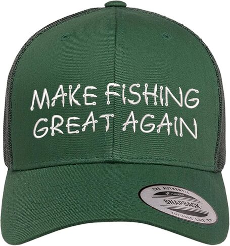 مطرزة قابلة للتعديل جعل الصيد رائع مرة أخرى قبعة سائق الشاحنة ، قبعة البيسبول الشبكية ، قبعات Snapback للرجال والنساء in Kuwait