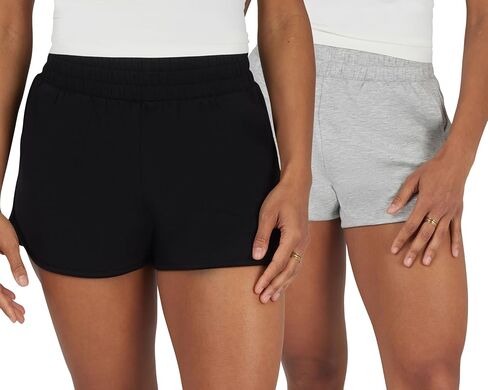 90 درجة من خلال رد الفعل Tulip Short 2 Pack Ultra Soft Lounge شورت الجيب النشط للنساء in Saudi Arabia