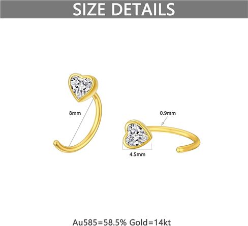 أقراط صلب 14K ذهبية HAGGIE HOUP OPAL/Butterfly/Infinity/Heart/Cross/Triangle/Lightning/Daisy Cute Hug Hup أقراط للنساء هدية مجوهرات راقية كل يوم لها in Kuwait