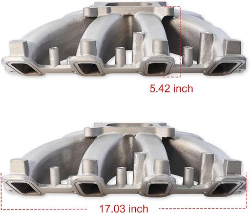 300-136 مشعب السحب من الألومنيوم EFI LS طائرة واحدة متوسطة الارتفاع متوافقة مع GM LS3/L76/L92/L99 منفذ مستطيل 6.2L/376 V8 محرك كاديلاك شيفروليه جي إم سي بونتياك هامر in Kuwait