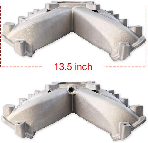 300-136 مشعب السحب من الألومنيوم EFI LS طائرة واحدة متوسطة الارتفاع متوافقة مع GM LS3/L76/L92/L99 منفذ مستطيل 6.2L/376 V8 محرك كاديلاك شيفروليه جي إم سي بونتياك هامر in Kuwait