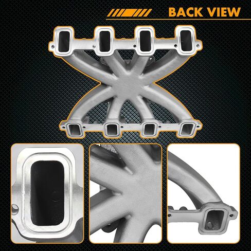 300-136 مشعب السحب من الألومنيوم EFI LS طائرة واحدة متوسطة الارتفاع متوافقة مع GM LS3/L76/L92/L99 منفذ مستطيل 6.2L/376 V8 محرك كاديلاك شيفروليه جي إم سي بونتياك هامر in Kuwait