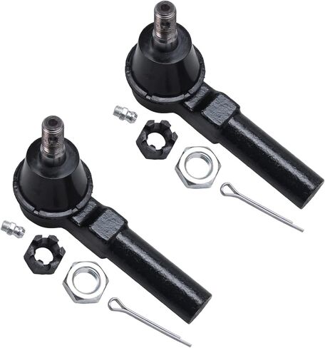 Detroit Axle - 6pc Rods Rods Rods Fors for Ford Windstar 1995-2003 ، 4 Inner & Outer Tie Rod End Links 2 Boots 1996 1997 1998 1999 2000 2001 2002 replication in Saudi Arabia