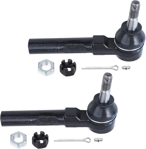 Detroit Axle - Front 8pc Suspension Kit for 2004-2012 Chevrolet Malibu Pontiac G6 Saturn Aura, 2 Sway Bars 4 Tie Rod Ends 2 Boots 2005 2006 2007 2008 2009 2010 2011 Replacement in Saudi Arabia