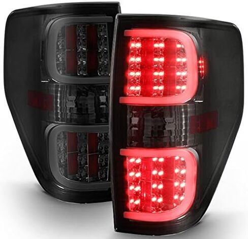 Akkon - للفترة 2009-2014 Ford F150 بيك آب شاحنة سوداء LED LED الأنبوب مصابيح الفرامل in Saudi Arabia
