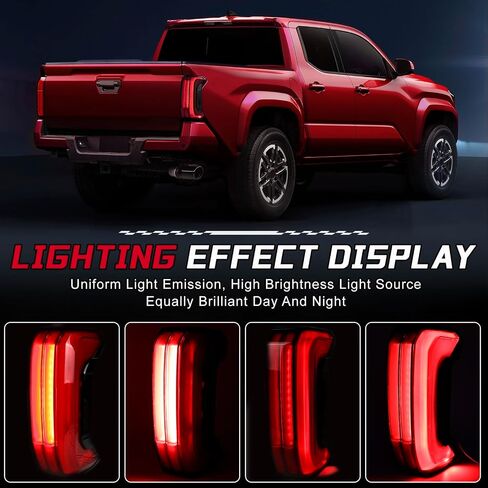 LED Tail Light Assembly متوافق مع 2022 2023 2024 Toyota Tundra 3-Pin غير متتابع المصباح الخلفي الخلفي الخلفي بدون استبدال مفتاح الباب الخلفي 81550-0C130 (جانب الركاب الأيمن) in Saudi Arabia