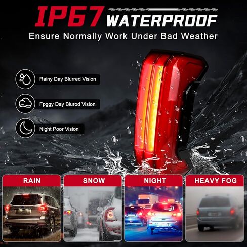 LED Tail Light Assembly متوافق مع 2022 2023 2024 Toyota Tundra 3-Pin غير متتابع المصباح الخلفي الخلفي الخلفي بدون استبدال مفتاح الباب الخلفي 81550-0C130 (جانب الركاب الأيمن) in Saudi Arabia