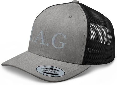 IAG Silver Trucker Hat Mid Crown Curved Bill Ivan Archivaldo Guzman Chapito JGL 701 Cap in Saudi Arabia
