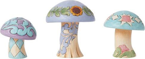 Enesco Jim Shore Heartwood Creek Nature's Meadows Meadurooms Miniature تمثال 3pc مجموعة الراتنجات الحجرية مرسومة باليد مصنوعة من التماثيل الزخرفية الصغيرة التماثيل الصغيرة تمثال ديكور المنزل ، 2.5 بوصة in Saudi Arabia
